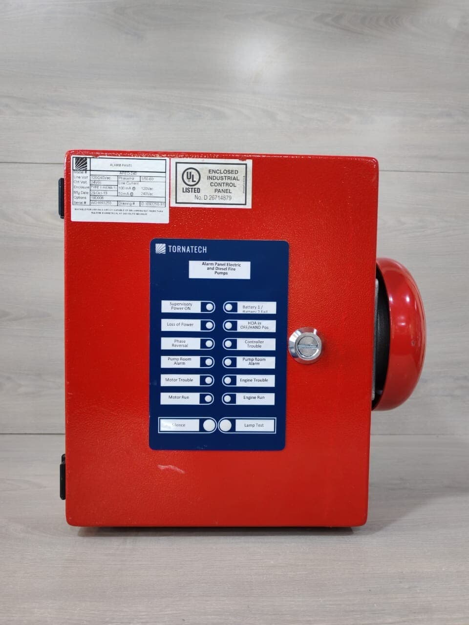 TORNATECH APED-240 Alarm Panel Diesel Fire Pump - Without Key [others]