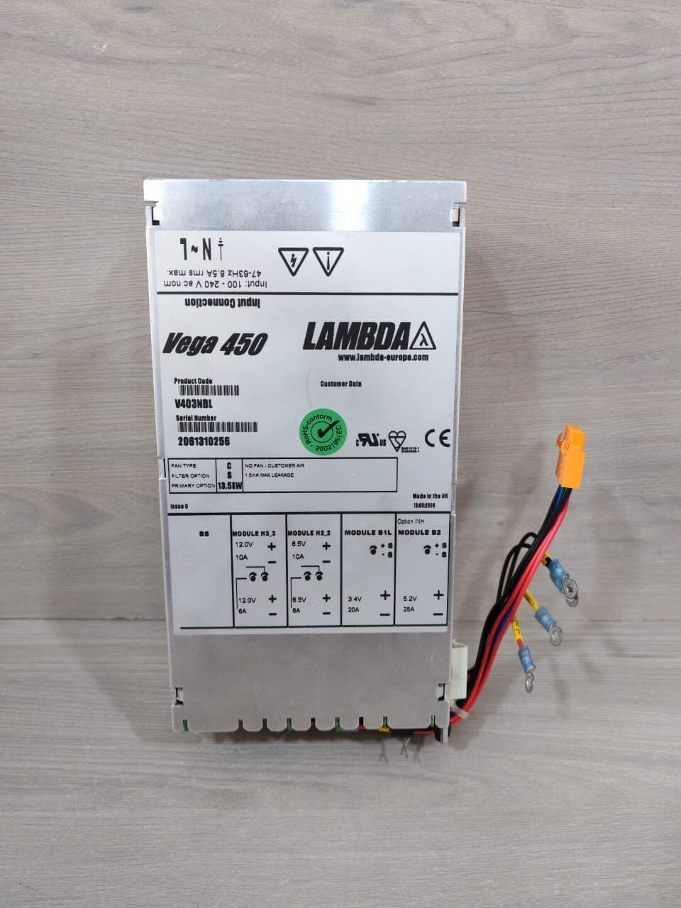 LAMBDA VEGA 450 V430NBL POWER SUPPLY