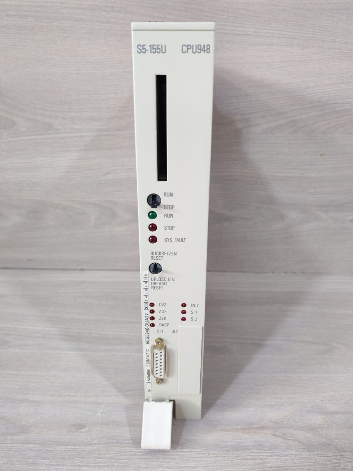 SIEMENS 6ES5948-3UA22 CENTRAL PROCESSOR MODULE
