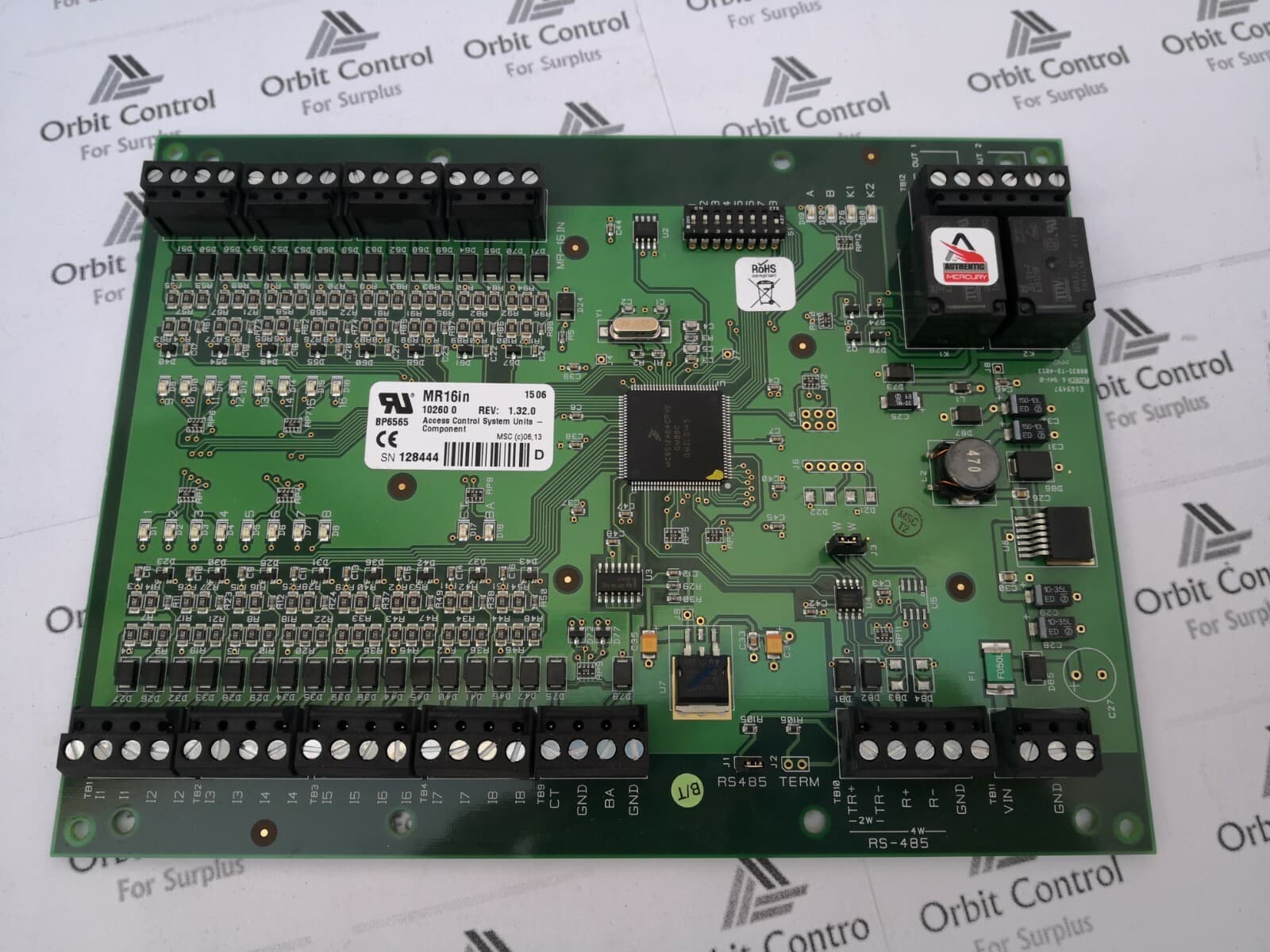 EMAX-MR16IN REV 1.32.0 INPUT MODULE 16IN / 20UT ACCESS CONTROL SYSTEM UNIT