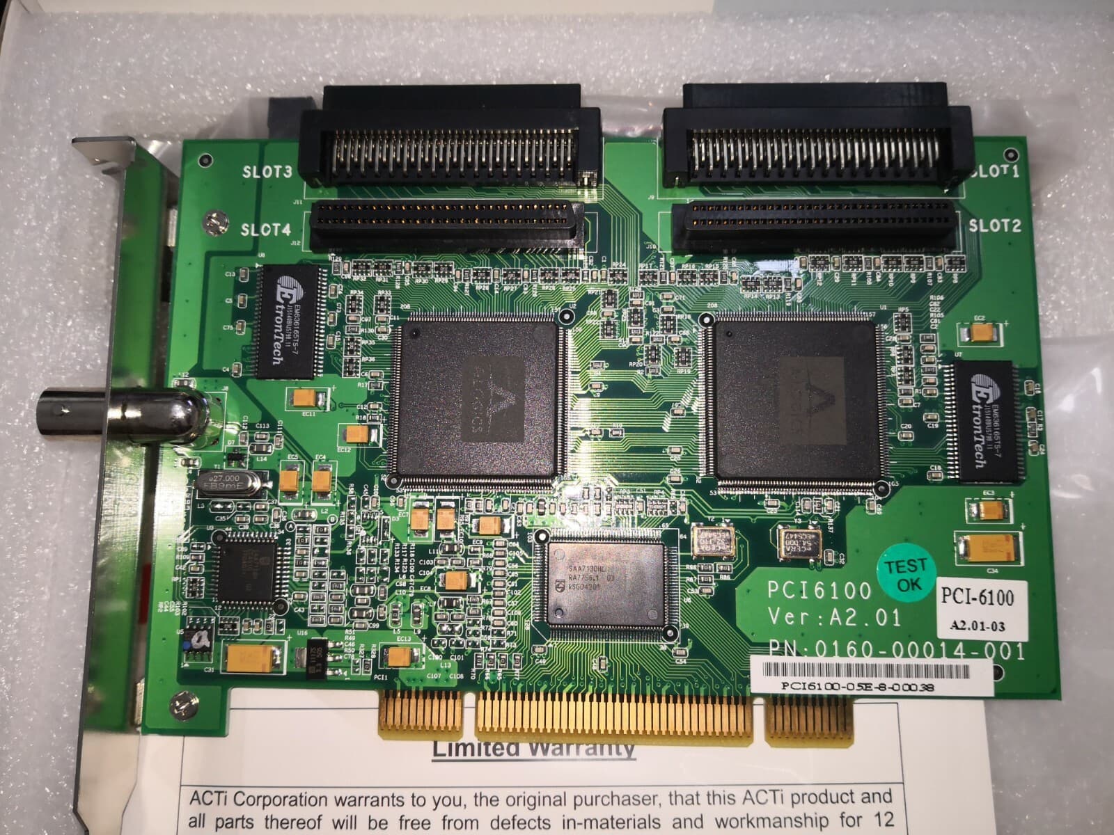 Acti Corp PCI-6100 Acti Corp PCI-6100 Real-time Display Card Supports up to 16 Channels of Video