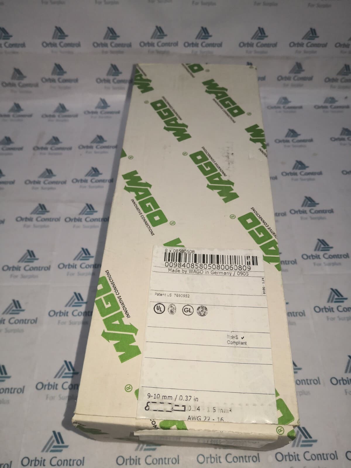 WAGO 858-508 Relay Module 1 St. Rated Voltage: 230 V/AC Switching Current