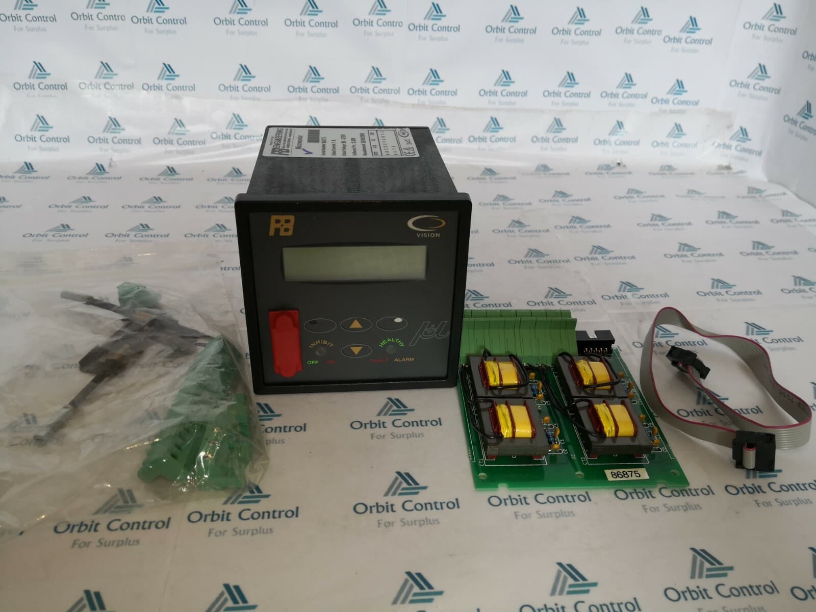 P+B ENGINEERING PROTECTION RELAY VISION MICROMOTOR POWERD SOFTWARE VER: 0-039