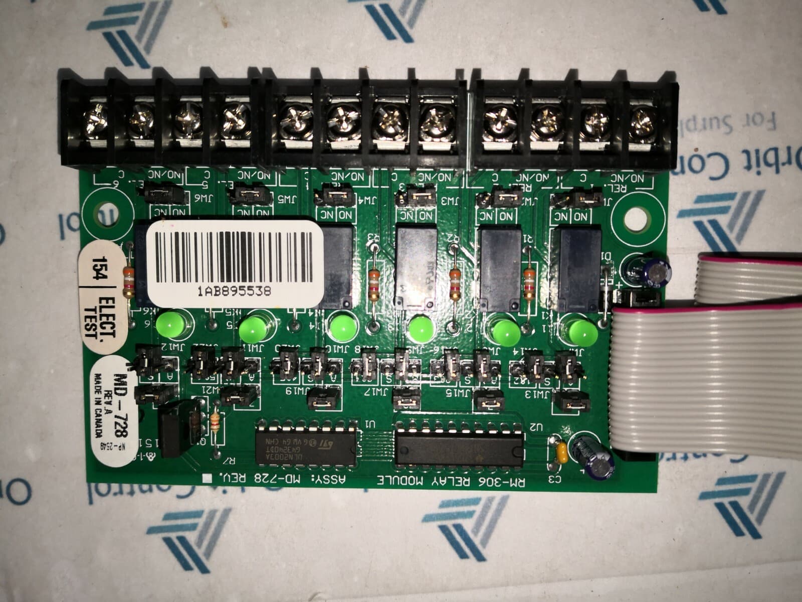 Siemens TRM-306 6-Relay Adder RM-306 Relay Module