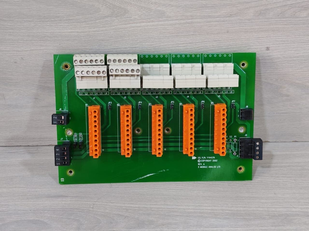 YY64279 Printed Circuit Board 5 Module Analog I/O Rev. A