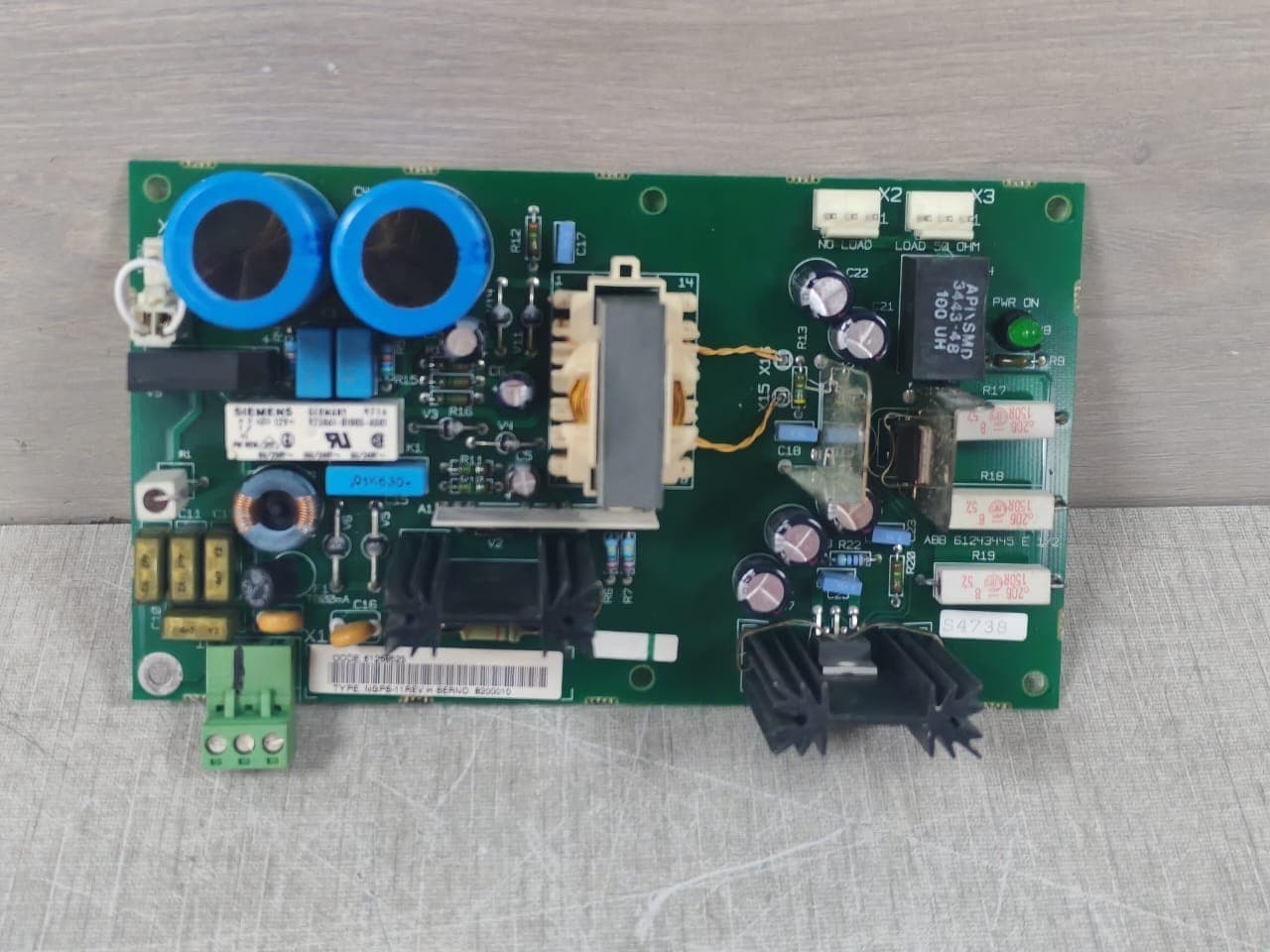 ABB 61258523/ 61243445 E 2/2 ABB NGPS-11 REV. H CODE: 61258523/ 61243445 E 2/2 PCB
