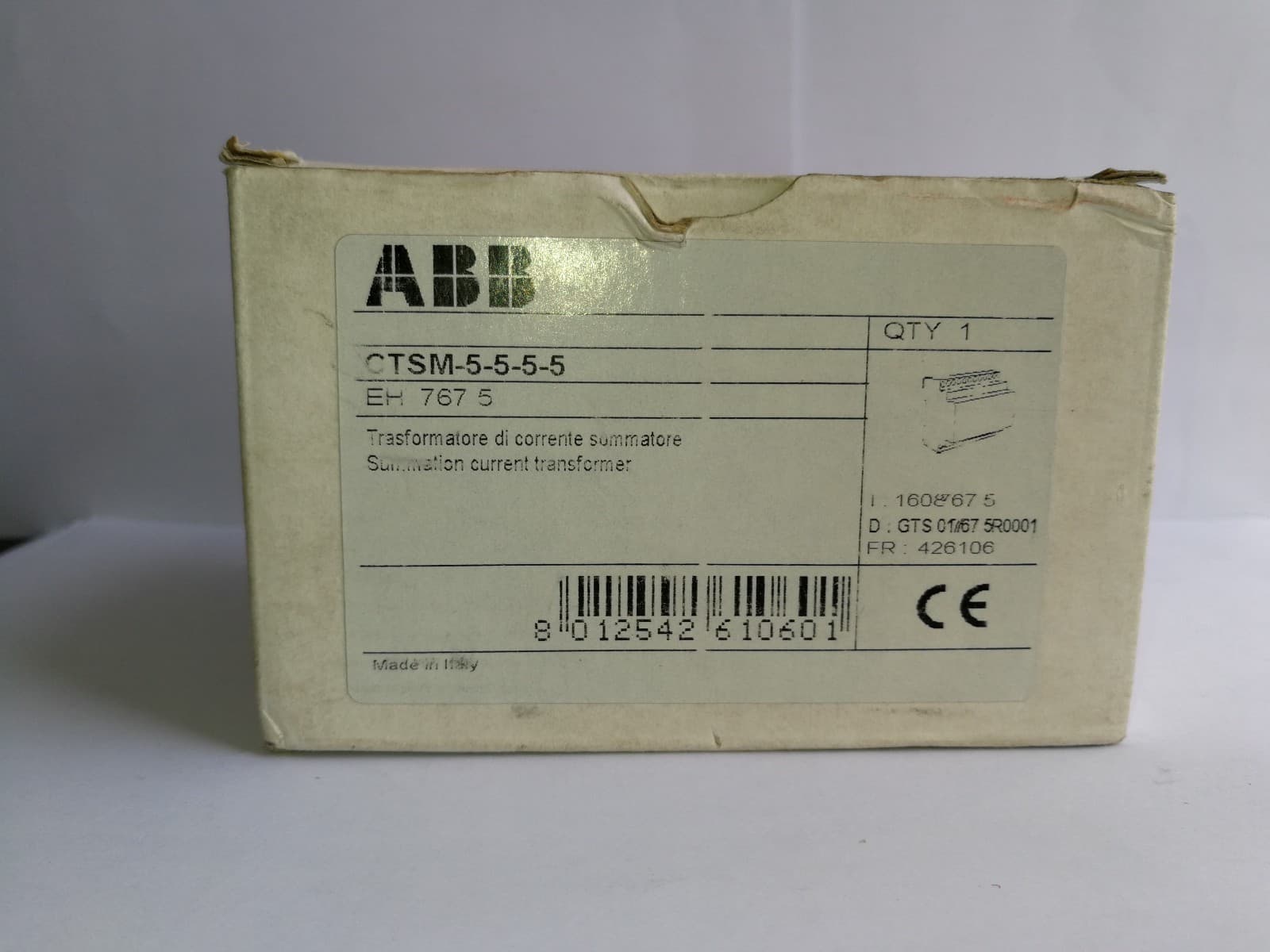 ABB CTSM-5-5-5-5 trasformatore di corrente sommatore