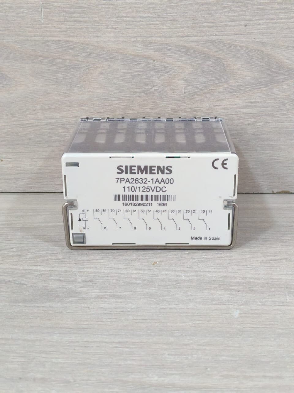 SIEMENS 7PA2632-1AA00 POWER RELAY 110/125VDC