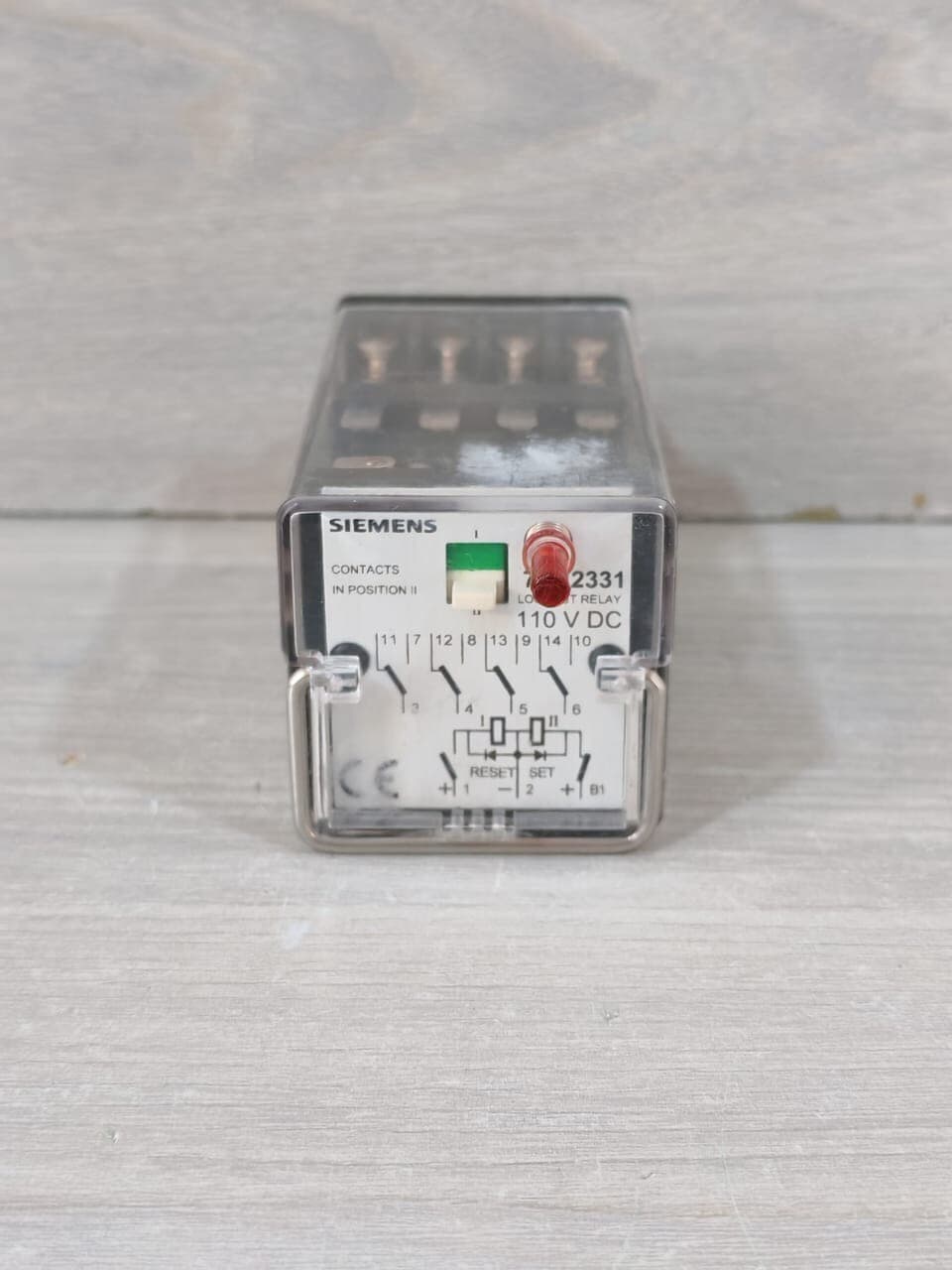 SIEMENS 7PA2331 LOCKOUT FAST RELAY 4 NC/NO PUSH BUTTON 11OVDC