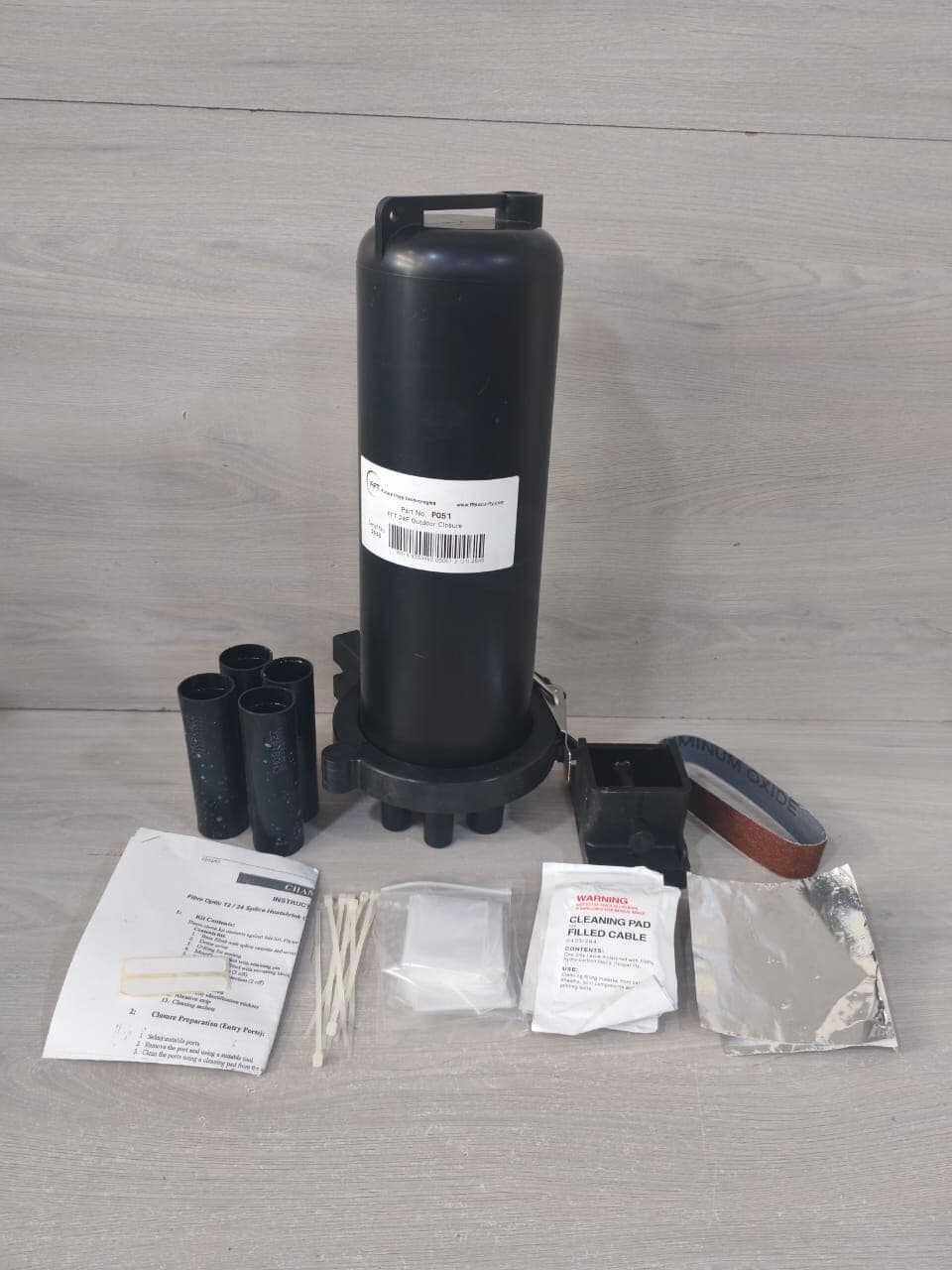 FFT 140001/140002 / P051 FFT FIBRE OPTIC 12/24 SPLICE HEATSHRINK OPENABLE JOINT CLOSURE 140001/140002