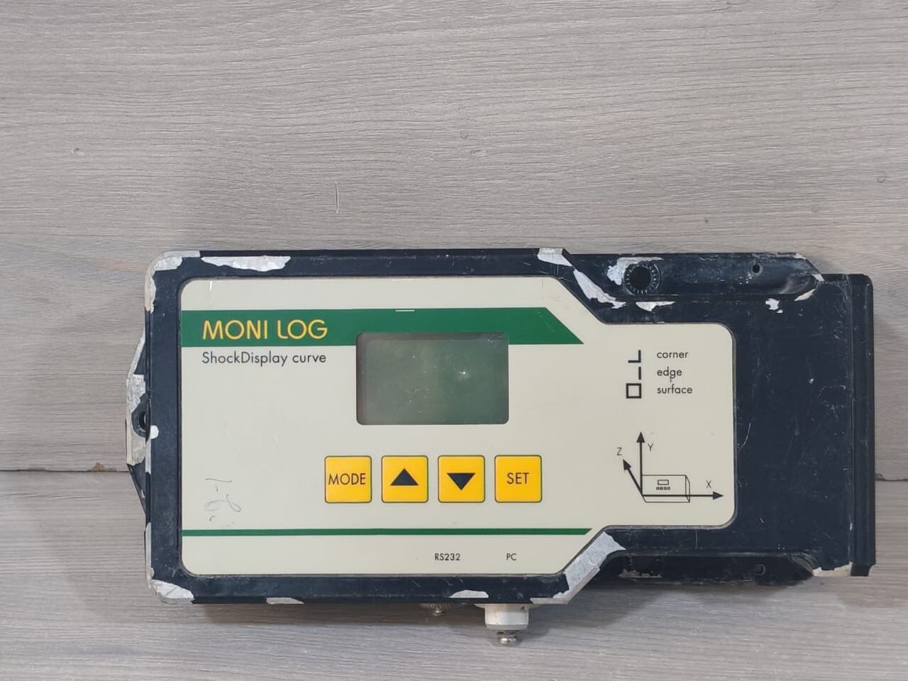 Monilog ShockDisplay Curve Monilog Shockdisplay Curve Data Logger