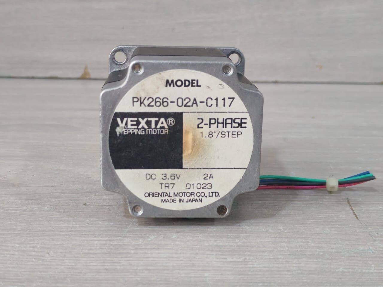 Vexta PK266-02A/PK266 VEXTA ORIENTAL PK266-02A/PK266-02A-C88 2-PHASE STEPPING MOTOR 1.8/ STEP DC 3.6V