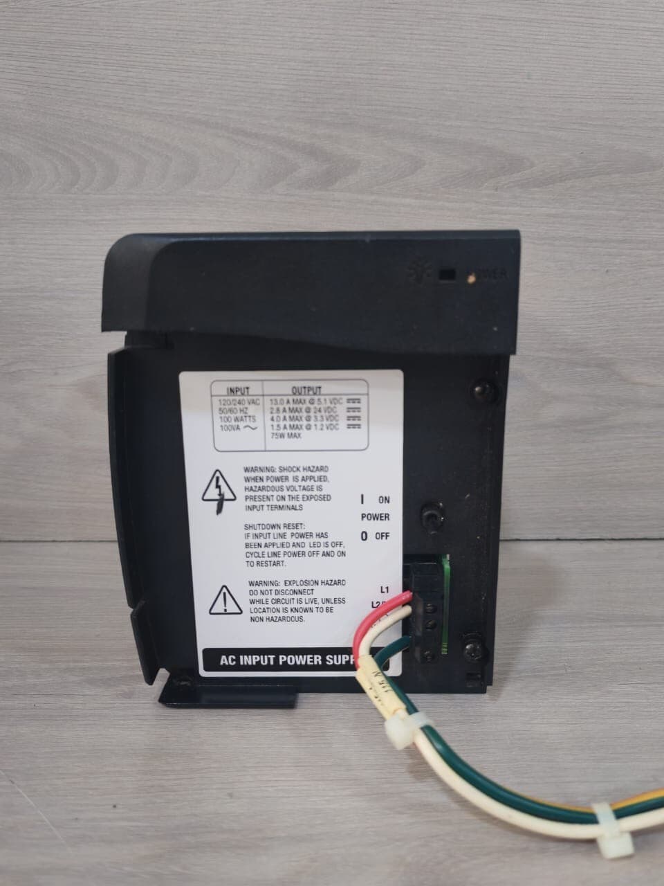 ALLEN-BRADLEY 1756-PA75/B REV.B01 P/N 96426272 A01 POWER SUPPLY- W/O COVER