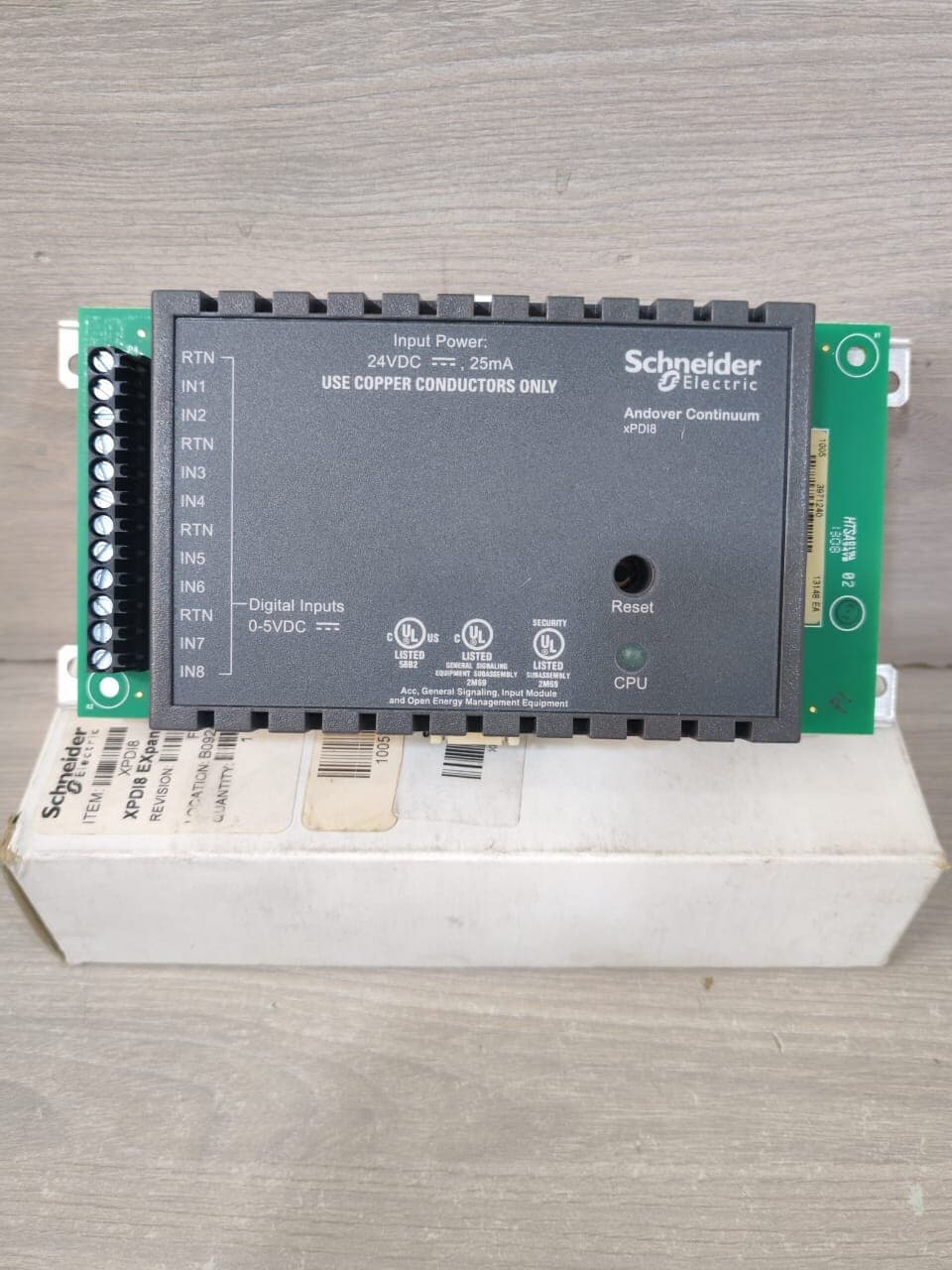 SCHNEIDER ELECTRIC XPDI8 ANDOVER CONTINUUM EXPANSION MODULE