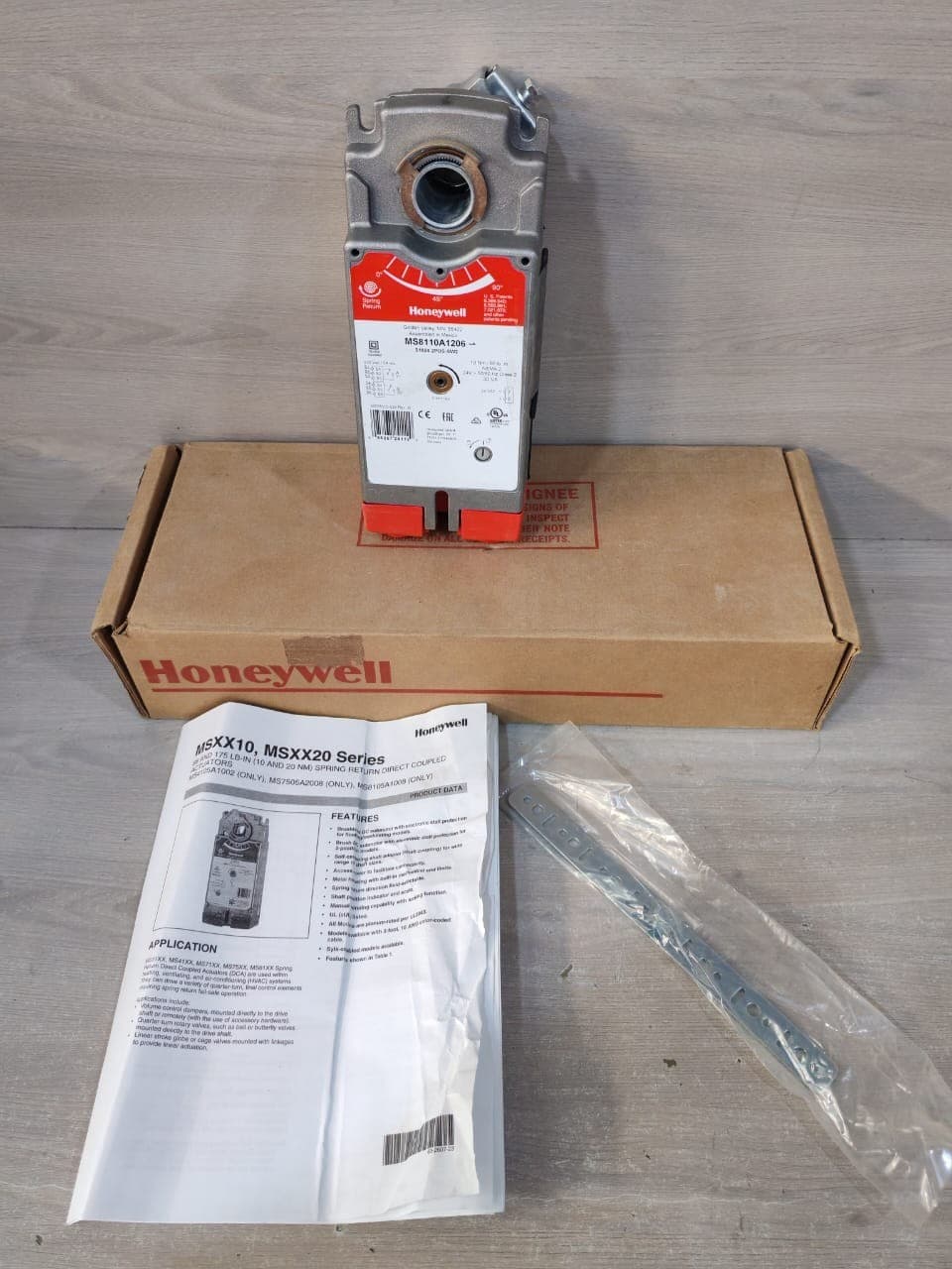 HONEYWELL MS8110A1206 DIRECT COUPLED ACTUATOR S1024-2POS-SW2