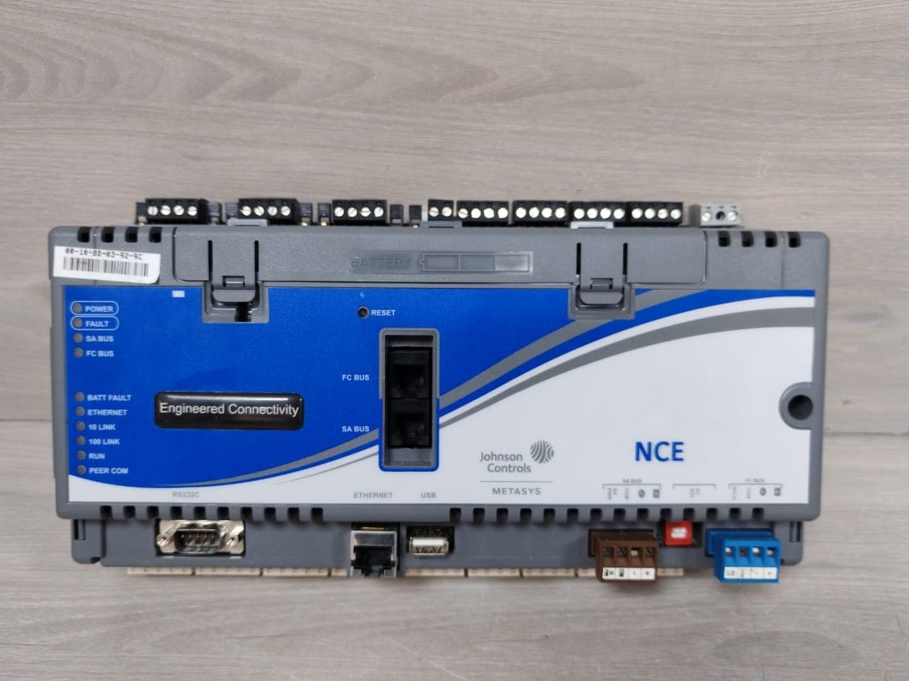 JOHNSON CONTROLS METASYS NCE MS-NIE2960-0E ENGINEERED CONNECTIVITY CONTROLLER