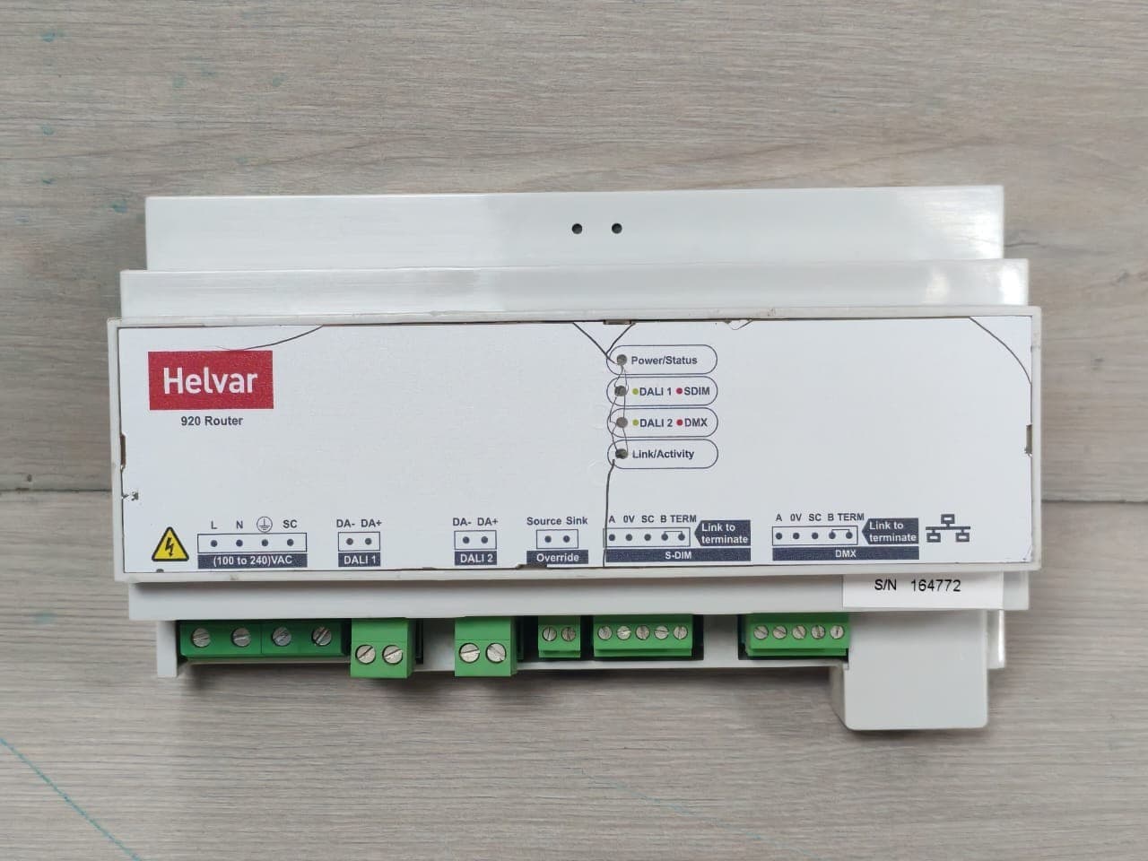 Helvar 920 Imagine Router with SDIM & DMX SW V5.4.2 Rev.36