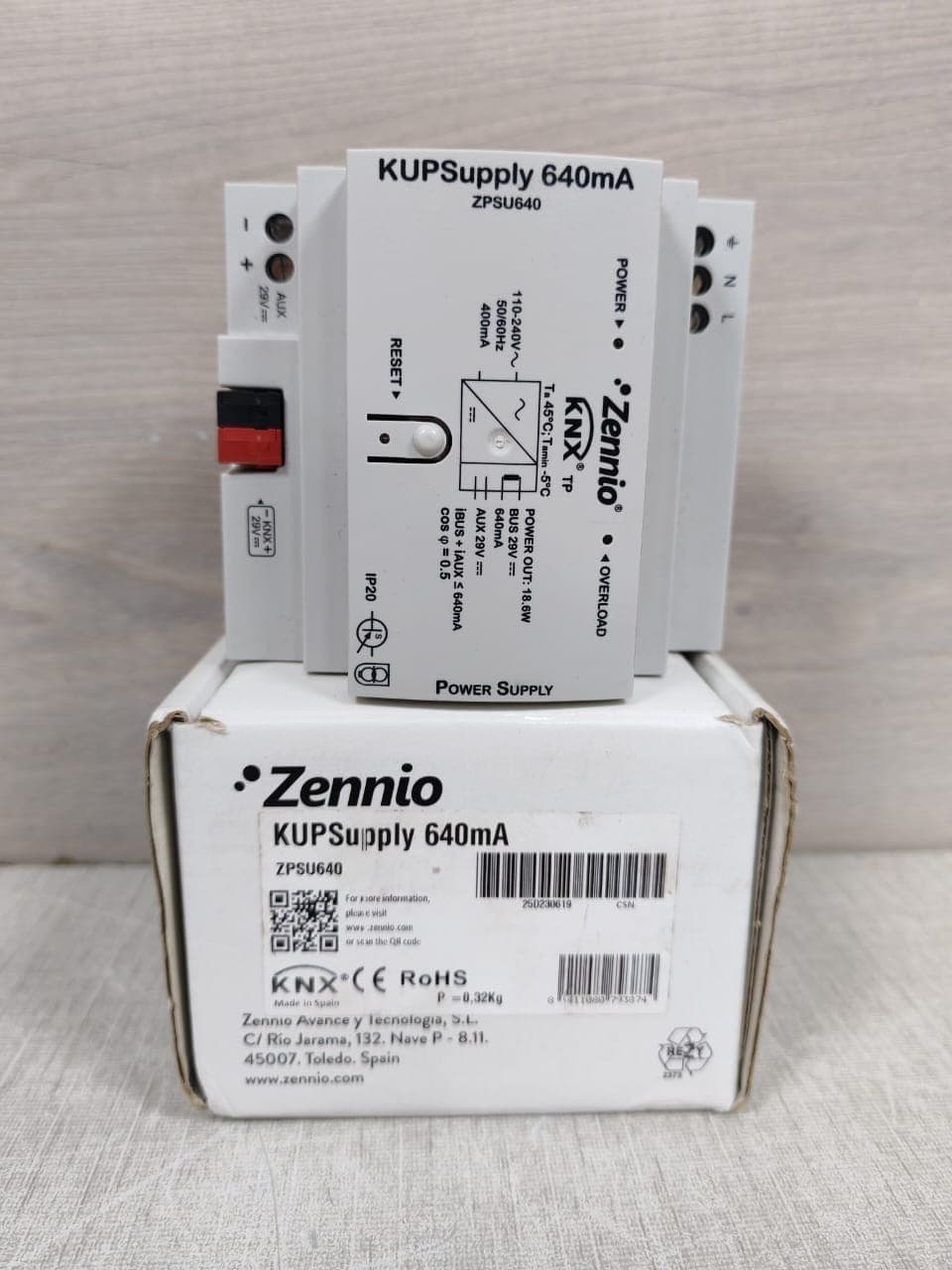 ZENNIO ZPSU640 KUPSupply 640mA POWER SUPPLY