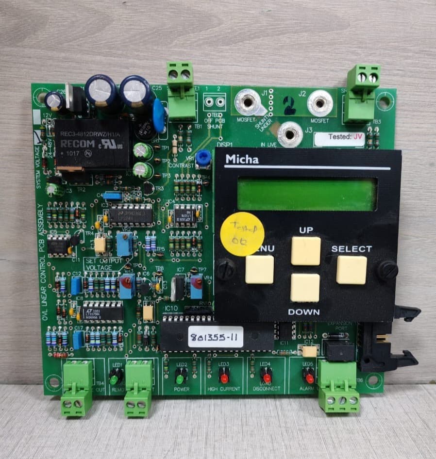 Micha Solar 801355-11 OVL Linear Control PCB Assembly MDC 301 218-2