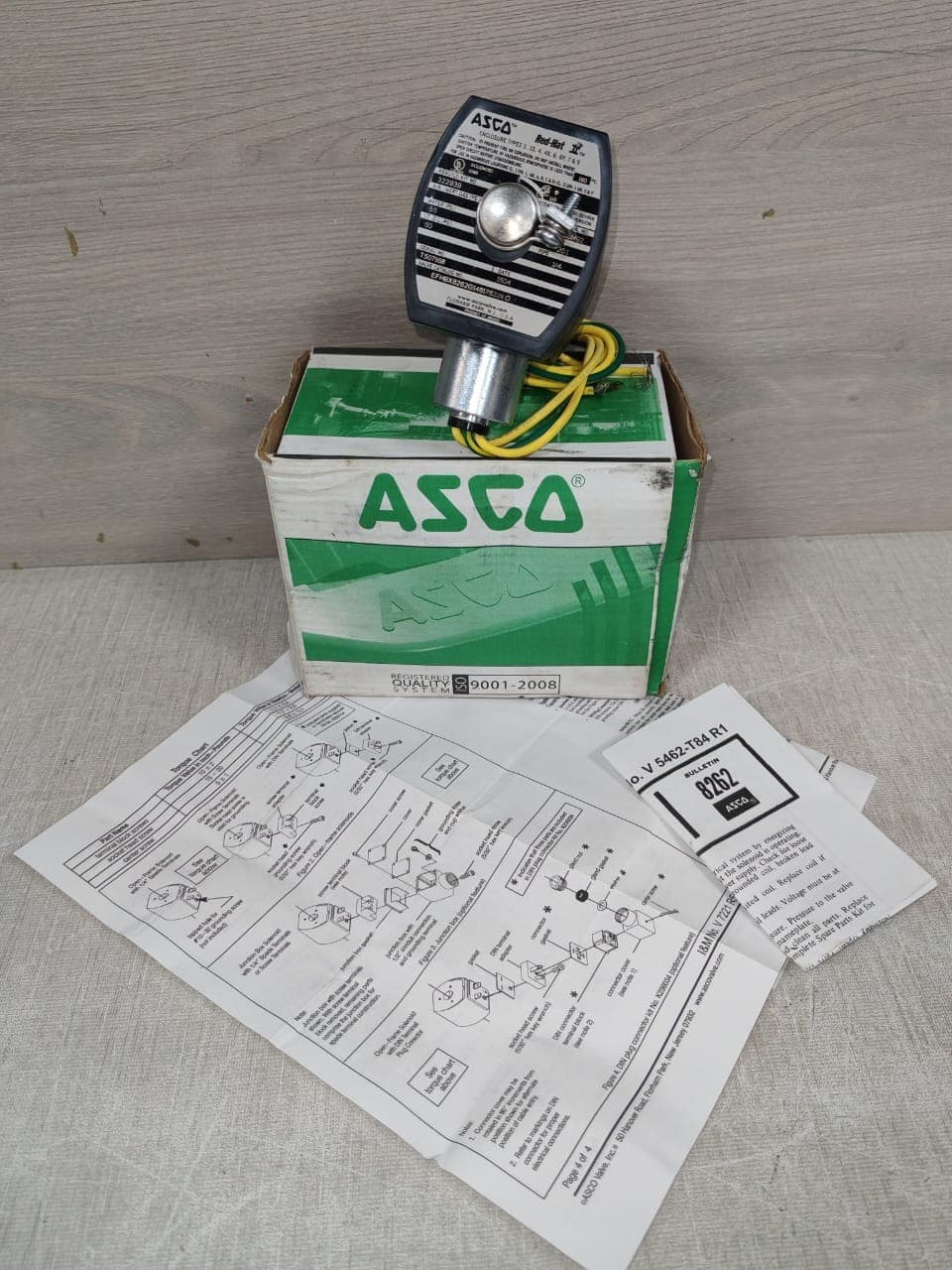 ASCO 272814-132-D RED-HAT SOLENOID VALVE 322939
