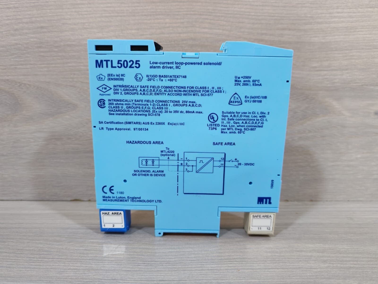 MTL5025 LOW CURRENT LOOP POWERED SOLENOLD/ALARM DRIVER