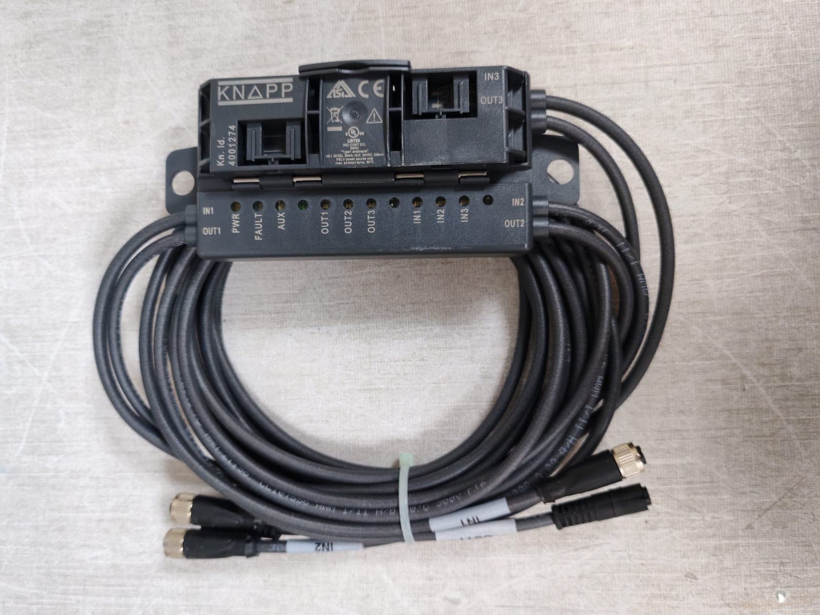 VBA-3E3A-G20-ZEL/E2L-P1-KNAPP AS-Interface I/O module 4001274