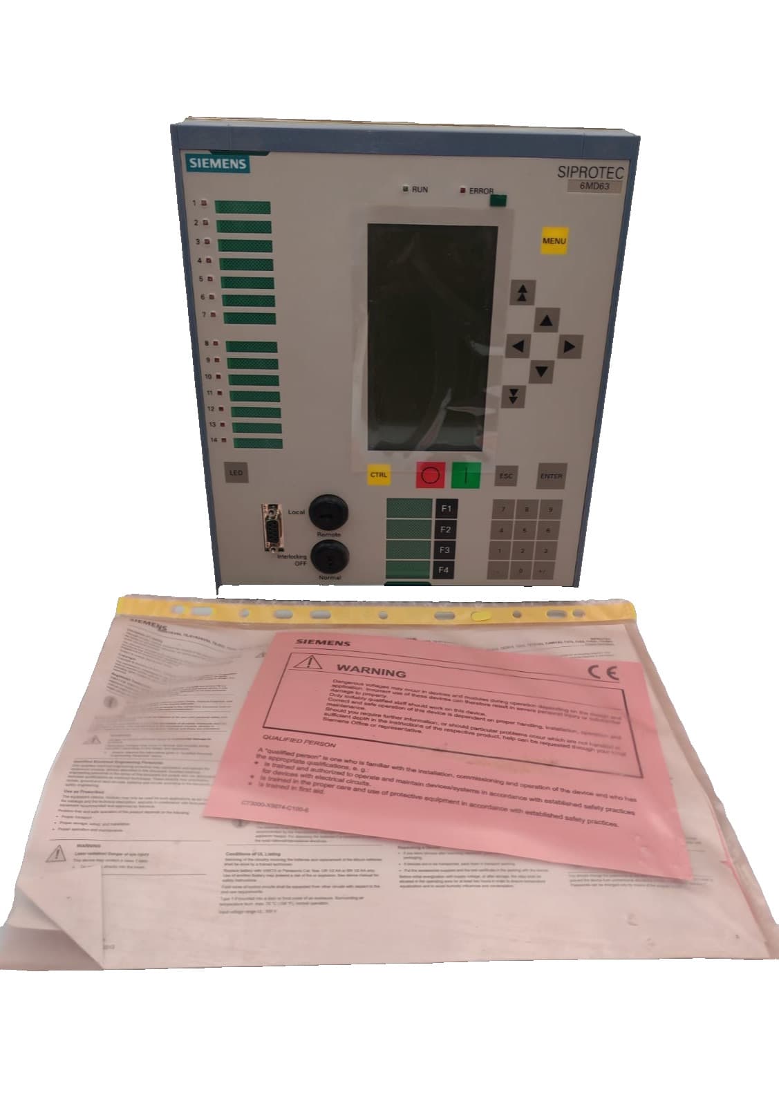 SIEMENS 6MD6321-5EB90-0AA0/EE BAY CONTROL UNIT