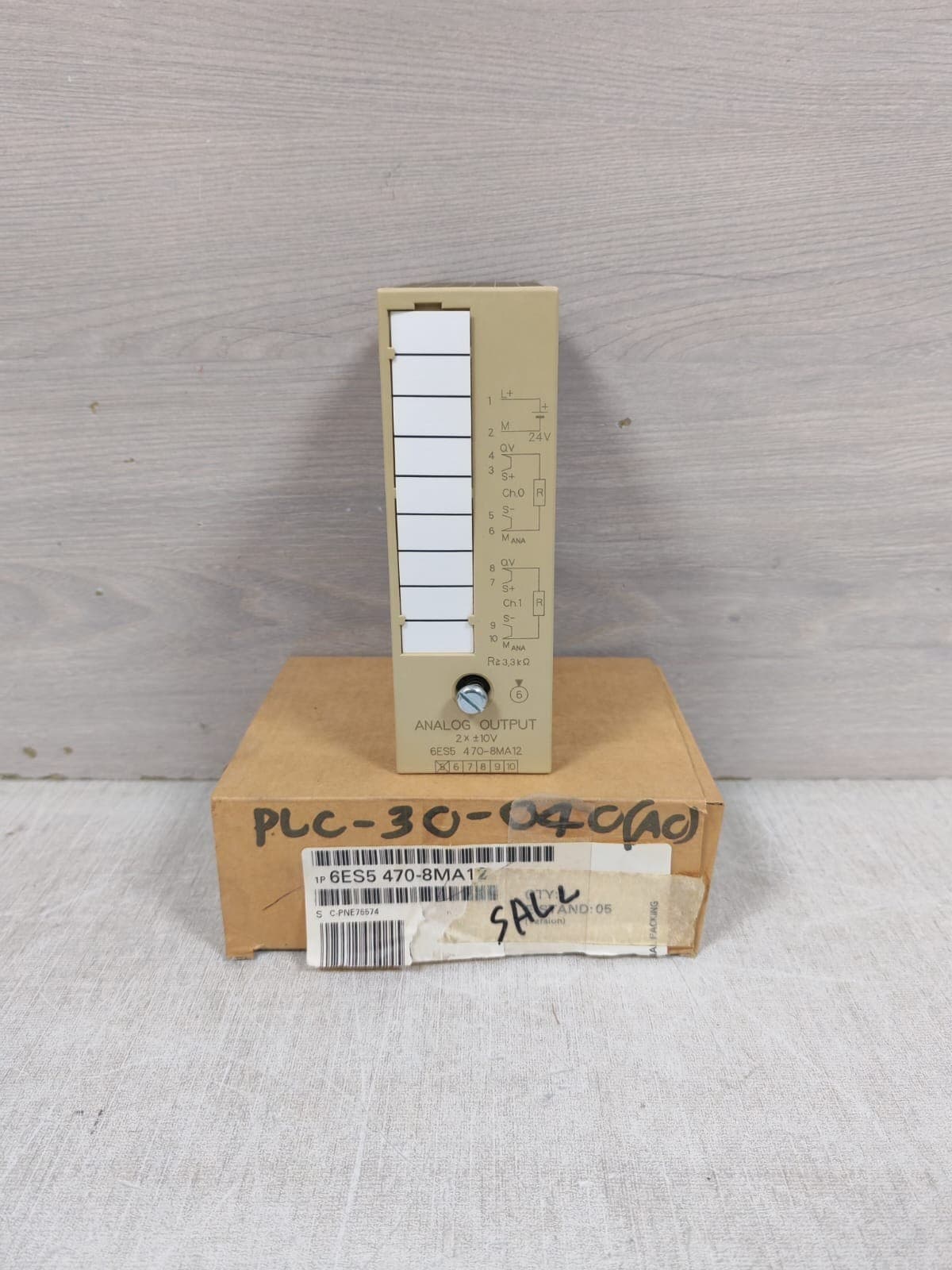 SIEMENS SIMATIC S5 6ES5-470-8MA12 ANALOG INPUT MODULE 24VDC