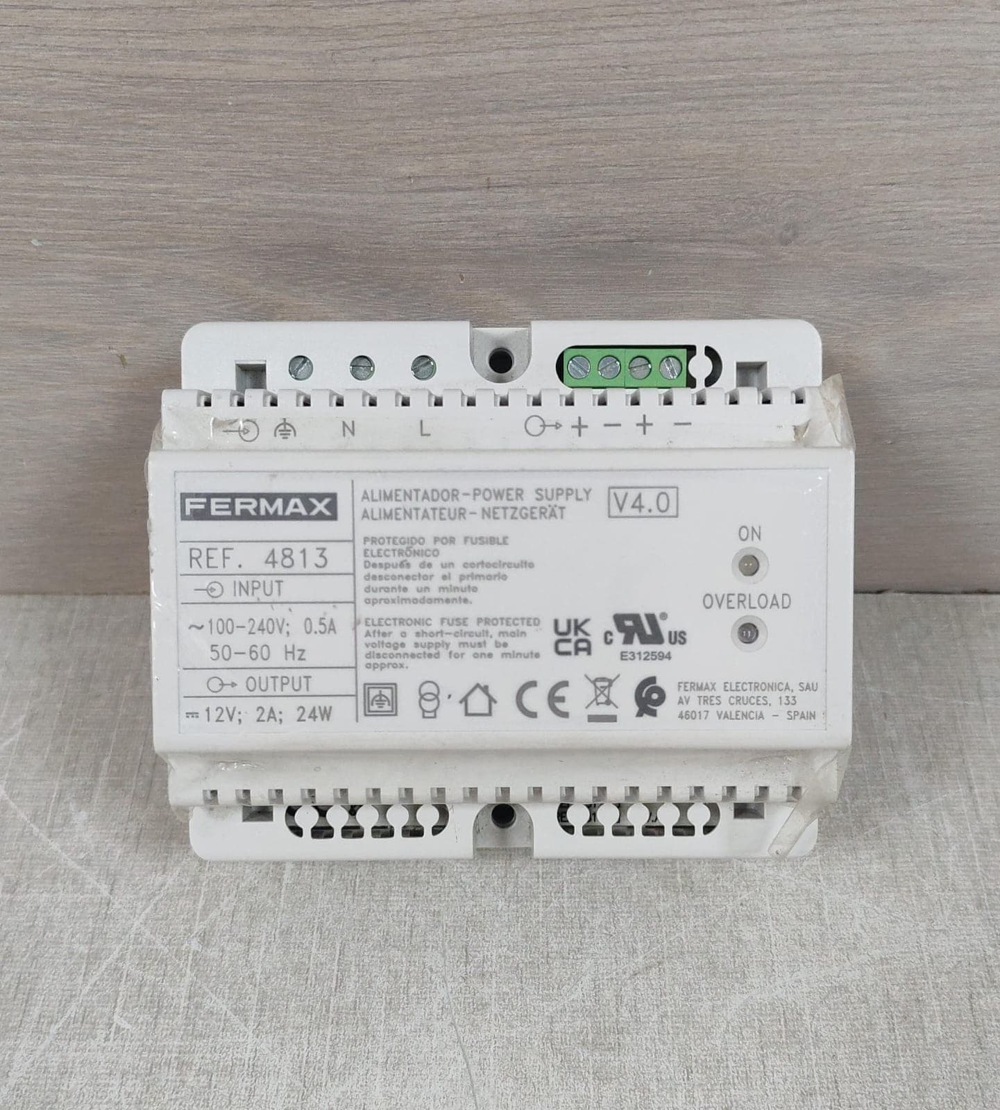 FERMAX REF.4813 ALIMENTADOR POWER SUPPLY V4.0 100-240V