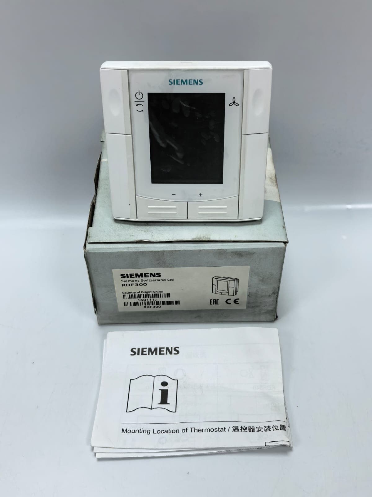 SIEMENS RDF300 FLUSH-MOUNTED ROOM THERMOSTAT