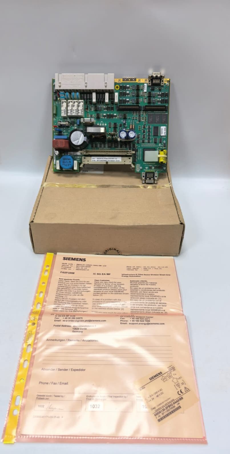 SIEMENS 6MD6130-2FB92-0AA0/BB L0S B-CPU DC MIT CONVERTER