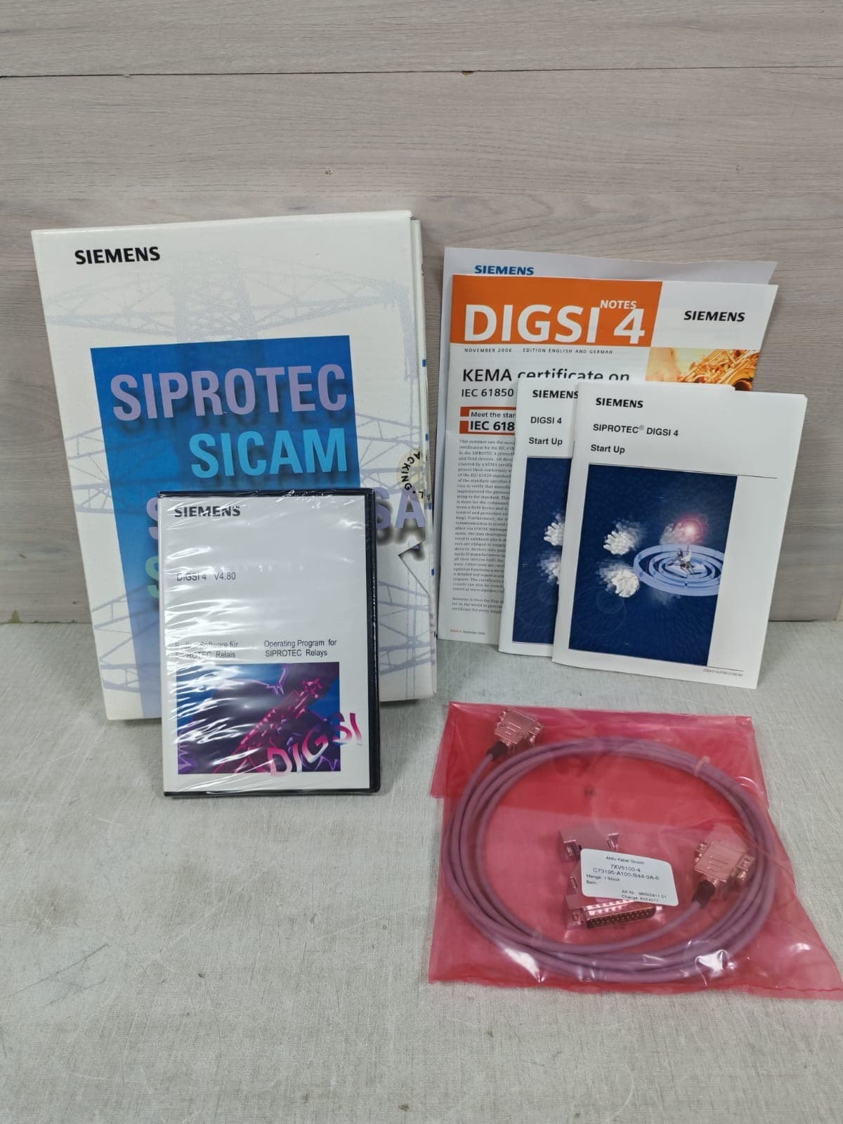 SIEMENS DIGSI4 V4.80 7XS5400-0AA00 BASIS CD-VERSION OPERATIING PROG.FOR SIPROTEC