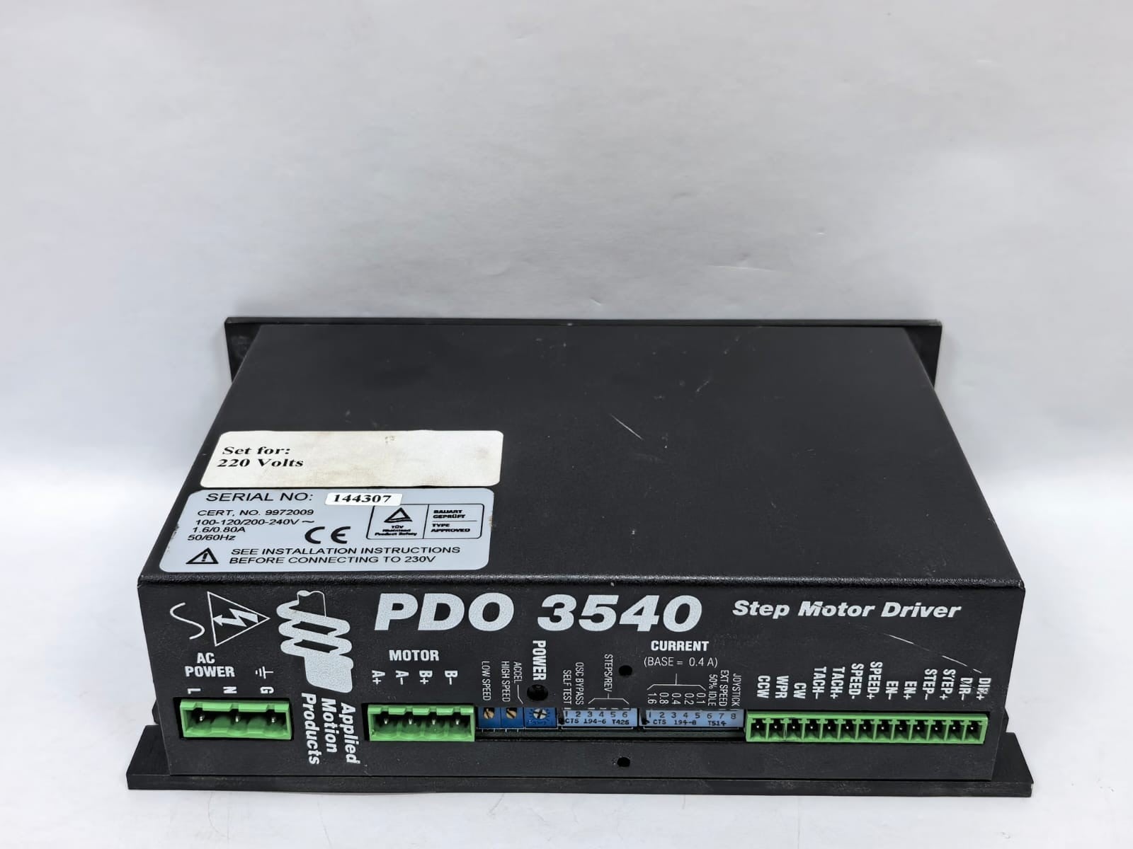 Applied Motion PDO 3540 APPLIED MOTION PDO 3540 STEP MOTOR DRIVER