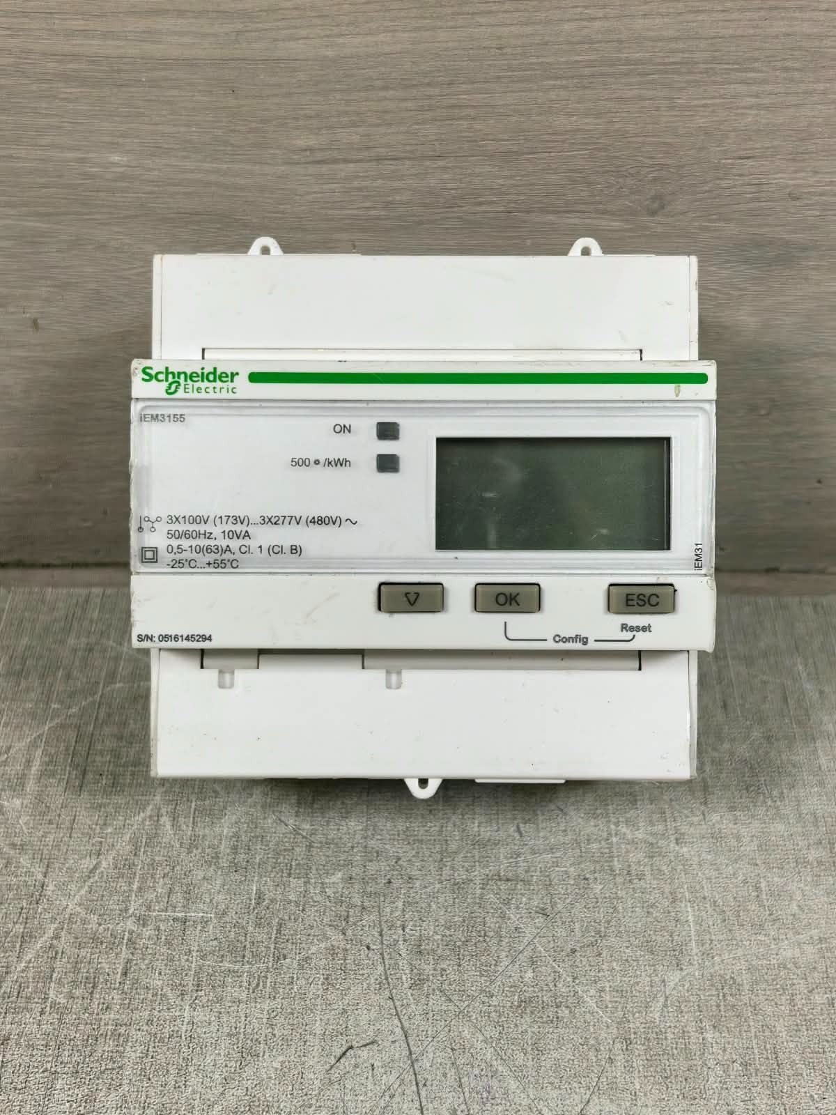 Schneider Electric A9MEM3155 / IEM3155 SCHNEIDER ELECTRIC A9MEM3155 / IEM3155 3 PHASE ENERGY METER