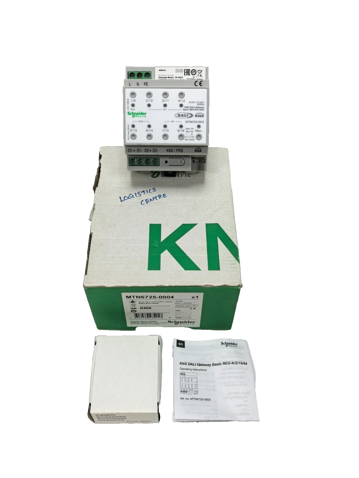 Schneider Electric MTN6725-0004 SCHNEIDER ELECTRIC MTN6725-0004 KNX DALI-GATEWAY BASIC REG-K/2/16/64
