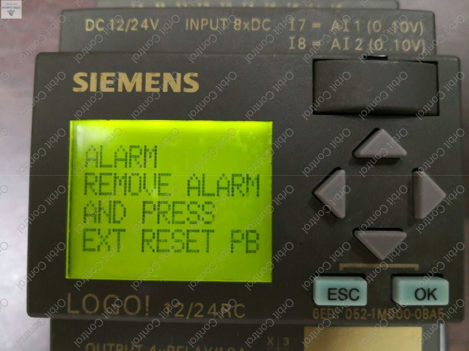 Siemens LOGO SIEMENS 6ED1 052-1MD00-0BA5 LOGIC MODULE LOGO! 12/24RC