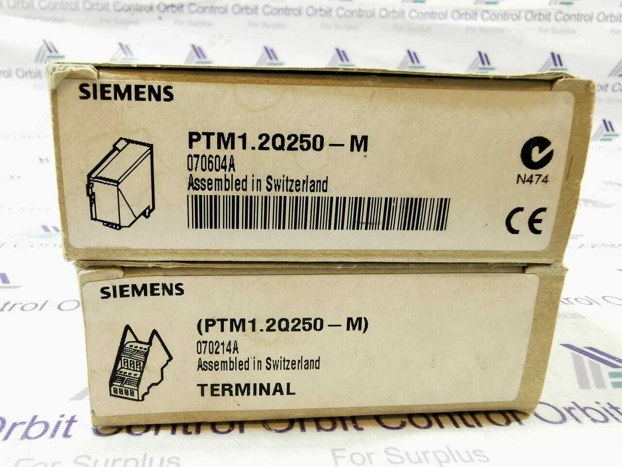 Siemens PTM1.2Q250-M SIEMENS PTM1.2Q250-M / 070604A TERMINAL 070411A