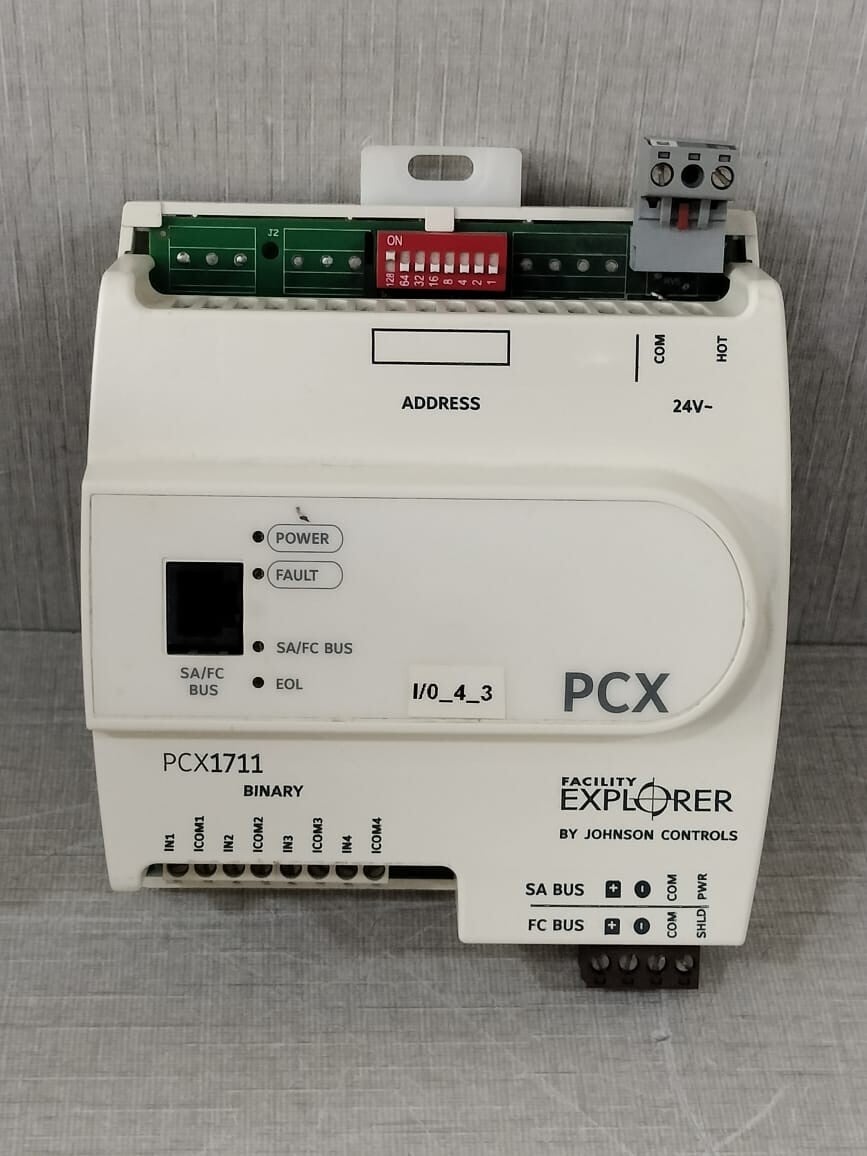 JOHNSON CONTROLS PCX1711 JOHNSON CONTROLS PCX1711 Digital Universal Programmable Relay REV T S/W VER 6.2