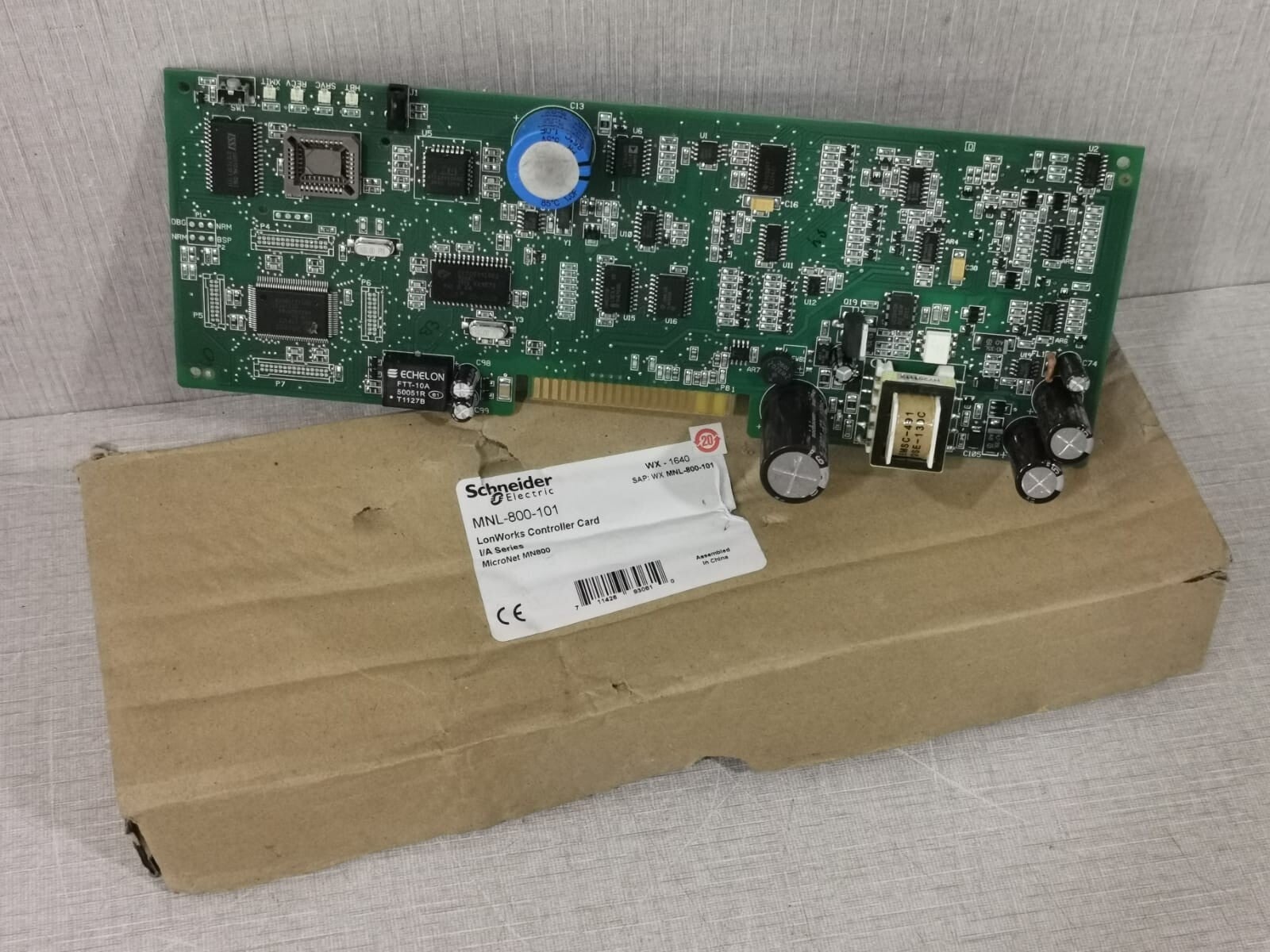 Schneider Electric MNL-800-101 Schneider Electric MNL-800-101 LonWorks PCB Controller Card I/A Series