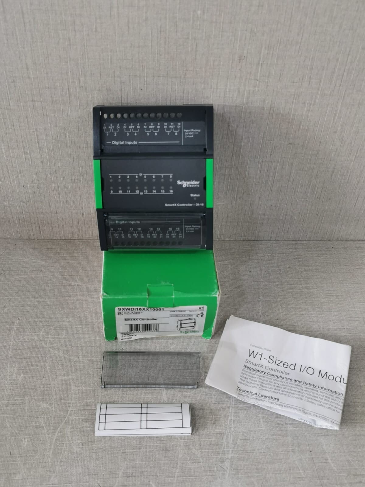 Schneider Electric SXWDI16XX10001 DI-16 Schneider Electric SXWDI16XX10001 I/O Module - ONLY Front Cover