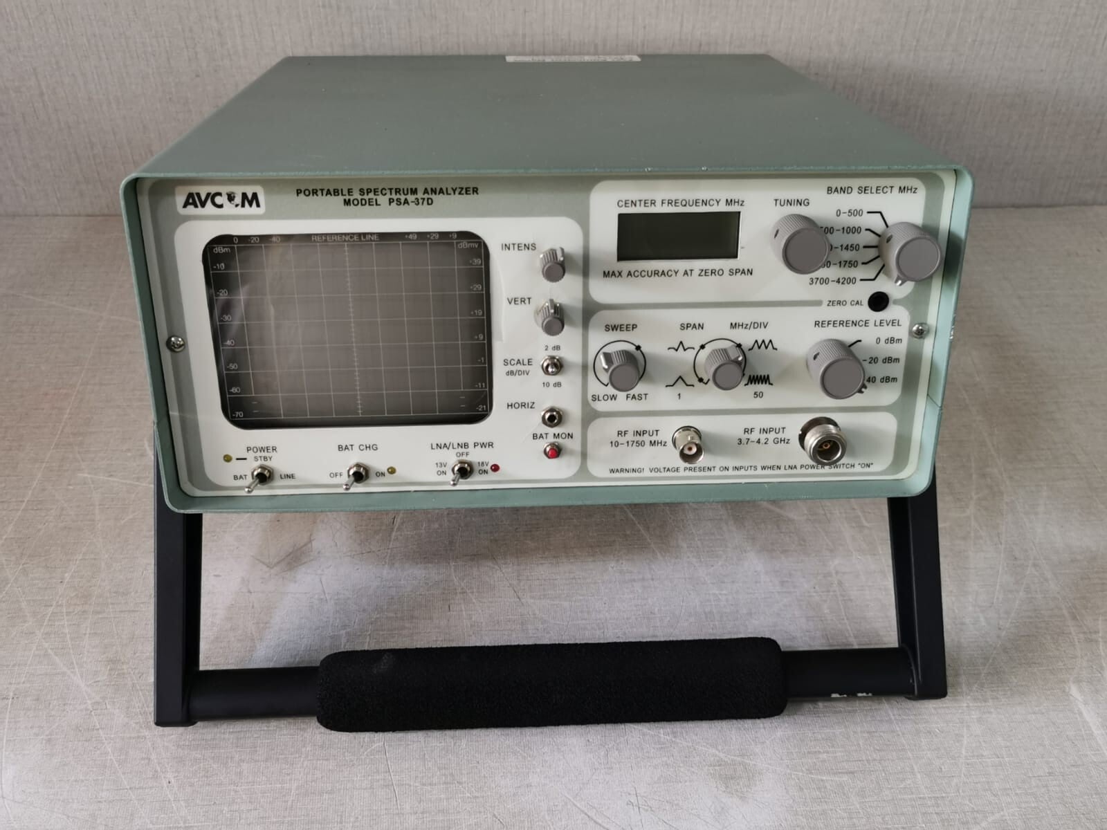 AVCOM PSA-37D AVCOM PSA-37D Portable Spectrum Analyzer