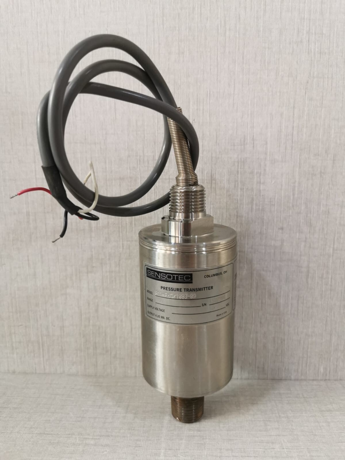SENSOTEC 811-FMG/1083-09 SENSOTEC 811-FMG/1083-09 PRESSURE TRANSMITTER