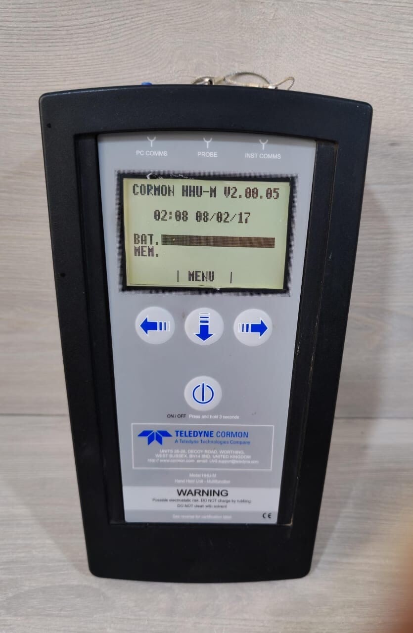 TELEDYNE CORMON CORMON HHU-M V2.00.05 TELEDYNE CORMON HHU-M V2.00.05 HANDHELD UNIT MULTI FUNCTION