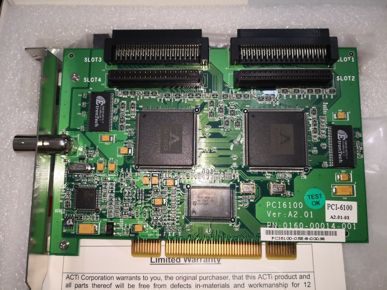 Acti Corp PCI-6100 Acti Corp PCI-6100 Real-time Display Card Supports up to 16 Channels of Video