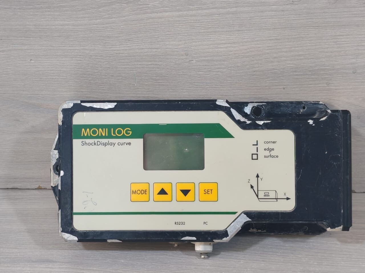 Monilog ShockDisplay Curve Monilog Shockdisplay Curve Data Logger