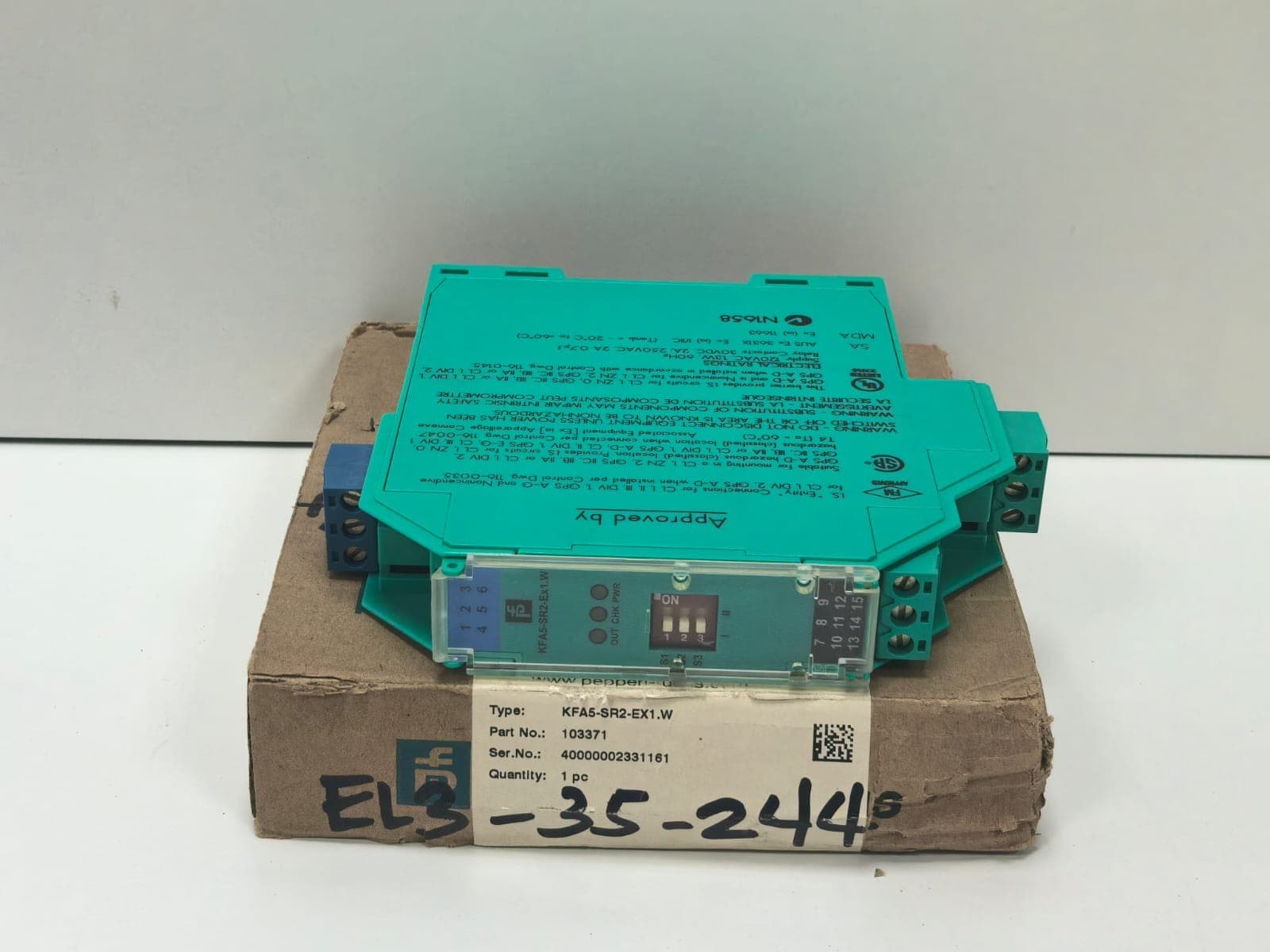 PEPPERL+FUCHS KFA5-SR2-EX1.W SWITCH AMPLIFIER 103371S
