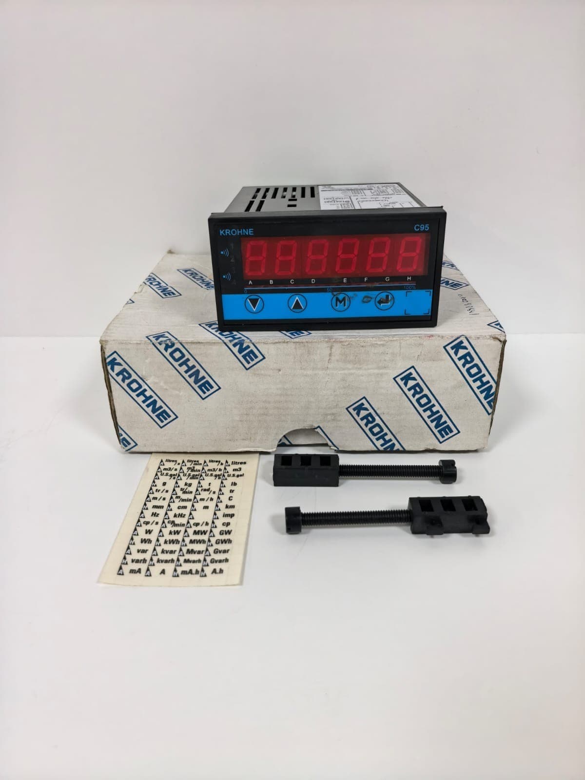 KROHNE C95 C95/CI V2.02 DIGITAL PANEL METER