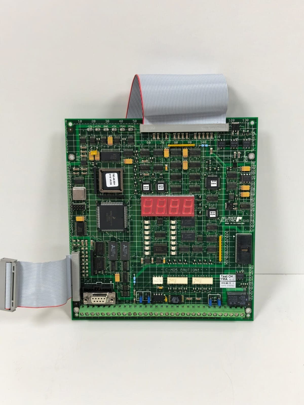 RELIANCE ELECTRIC 810.90.11 GVD GD.722.91.00-E PRINTED CIRCUIT BOARD