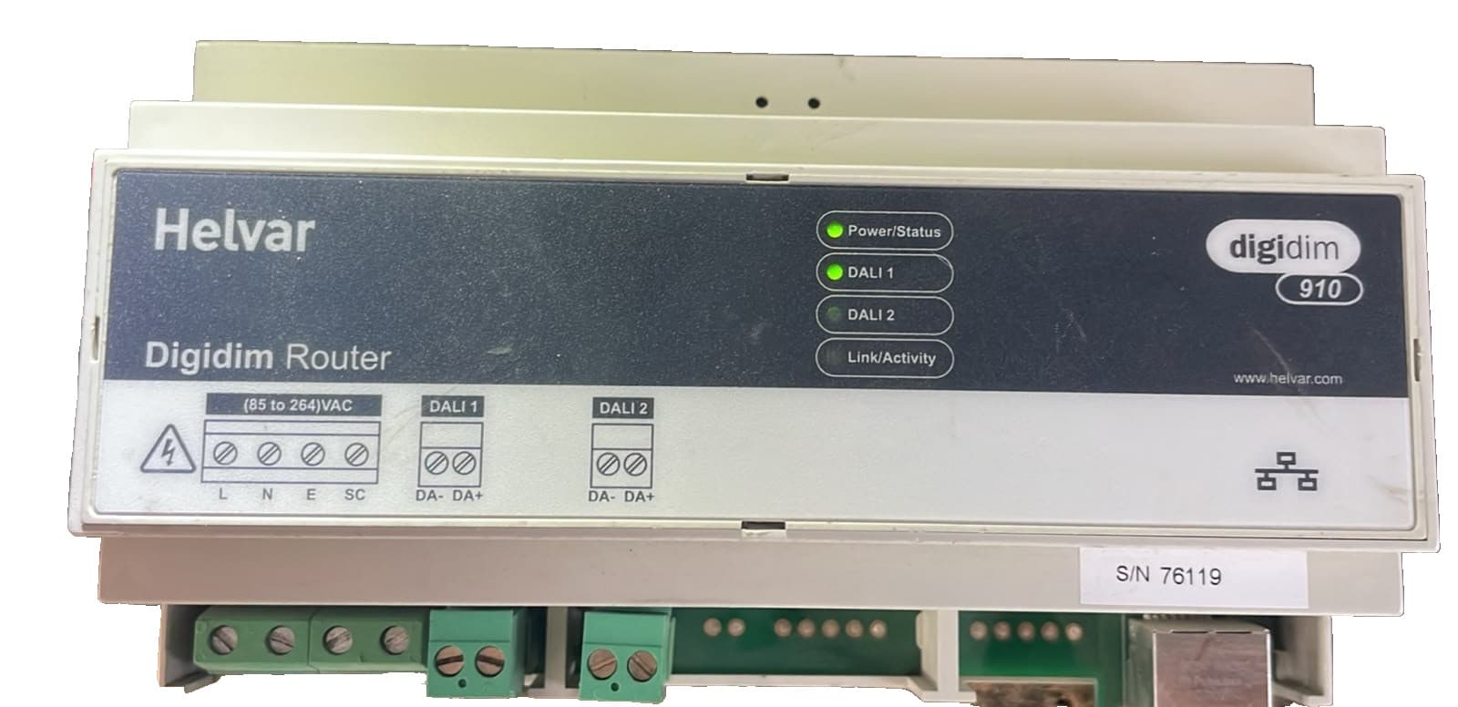 HELVAR 910 DIGIDIM ROUTER REV.30 100MA 230V