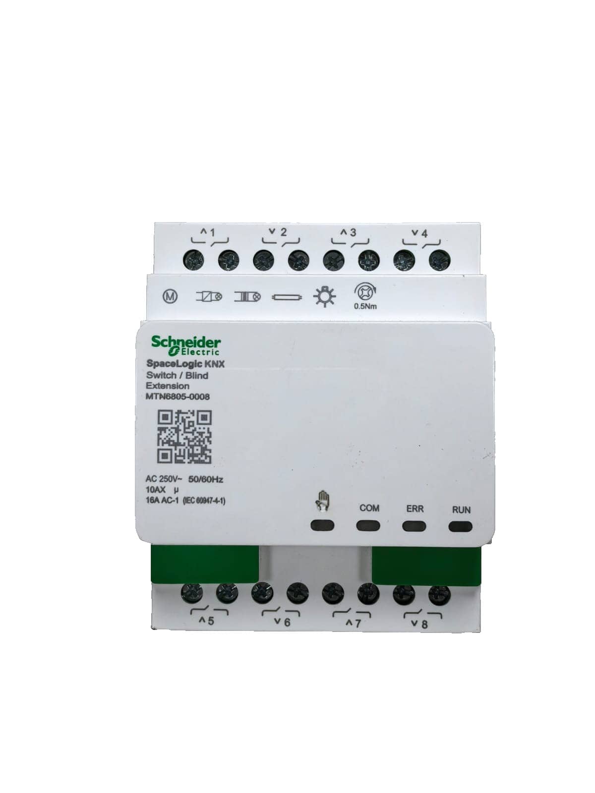 SCHNEIDER ELECTRIC MTN6805-0008 SPACELOGIC KNX SWITCH/ BLIND EXTENSION 250V